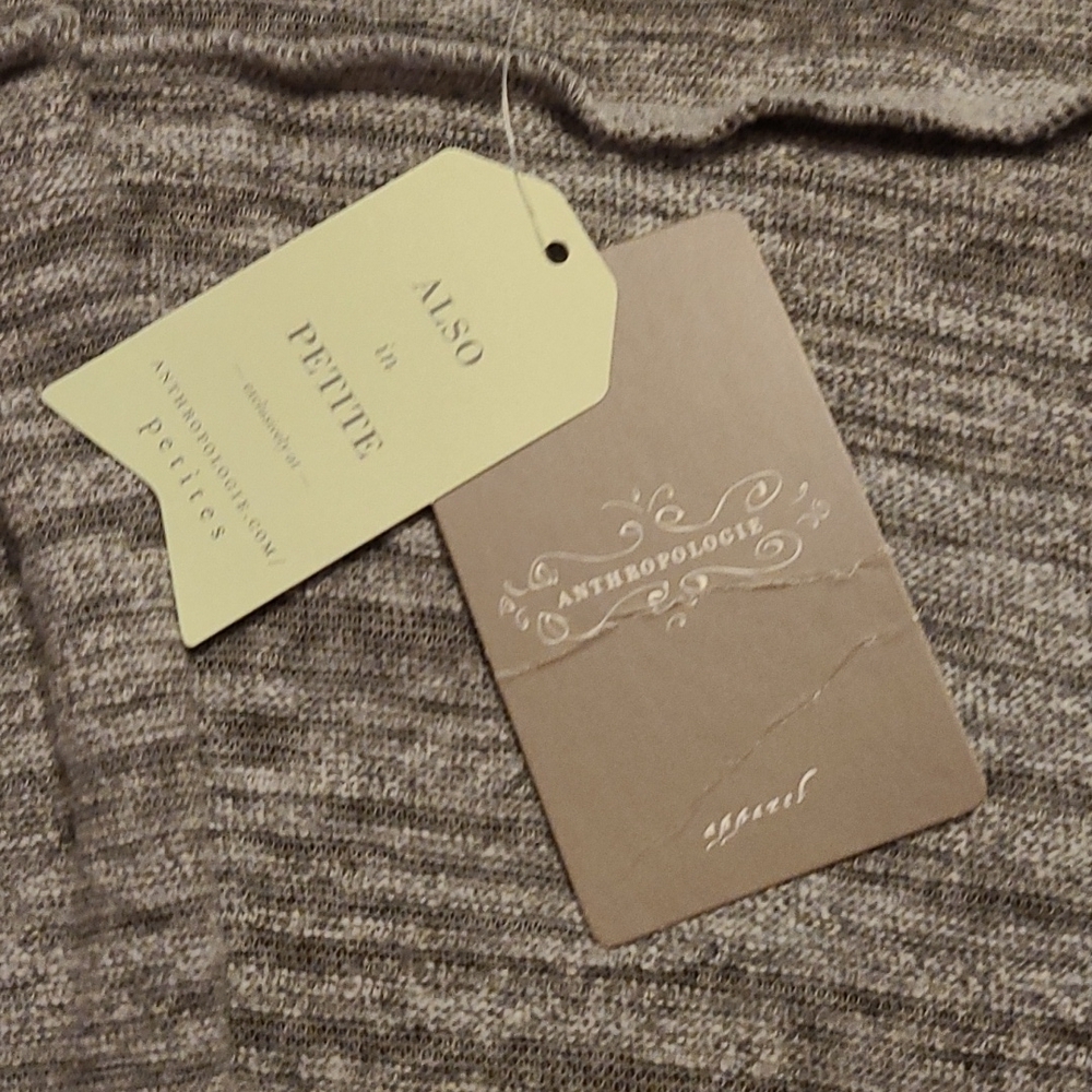 Anthropologie NWT Long Sweater With Scarf - Ladies Medium - Picture 11 of 11